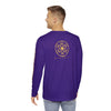 GRATITUDE IS KEY!!! Men's Long Sleeve Shirt (AOP) - PURPLE