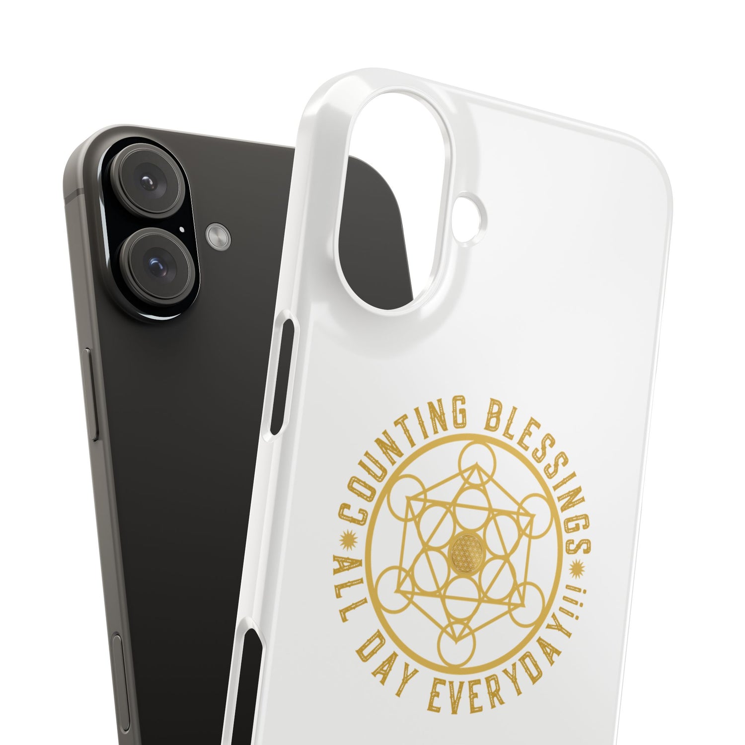Copy of COUNTING BLESSINGS ALL DAY EVERYDAY!!! - Slim Phone Cases, Case-Mate - YELLOW