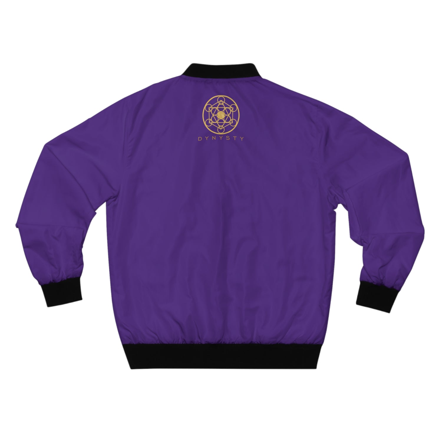 COUNTING BLESSINGS ALL DAY EVERYDAY - Men's Bomber Jacket (AOP) - PURPLE