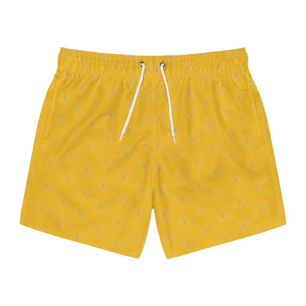 DYNYSTY - Swim Trunks (AOP) - Yellow