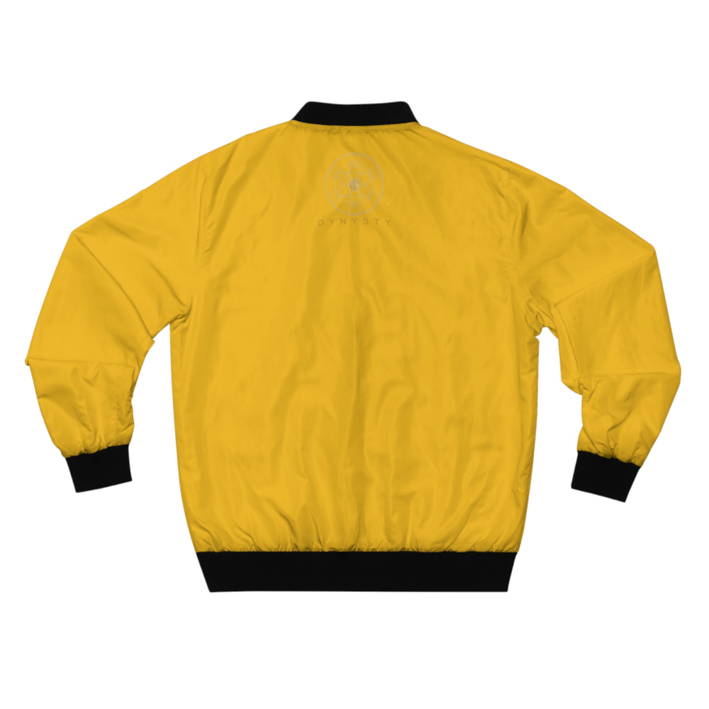 ALL PRAISE AND GLORY TO THE MOST HIGH !!!- Men's Bomber Jacket (AOP) - YELLOW