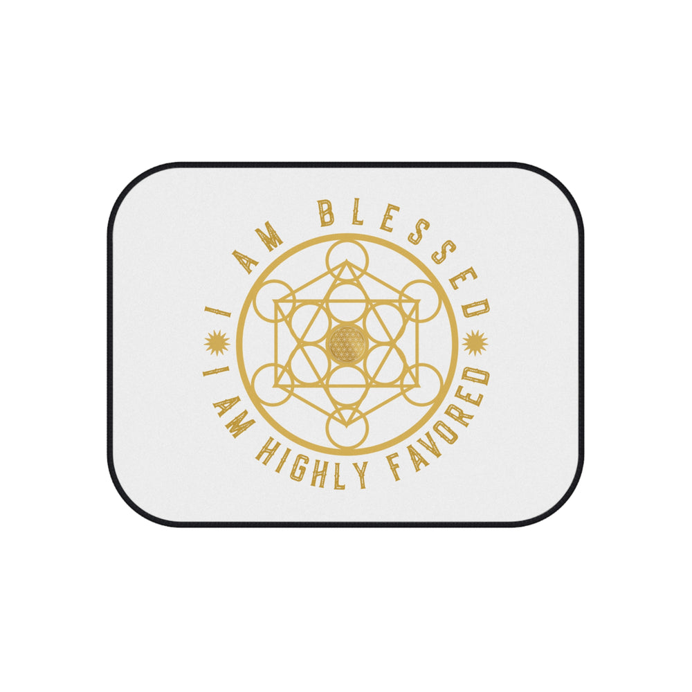 I AM BLESSED I AM HIGHLY FAVORED - Car Mats (Set of 4)