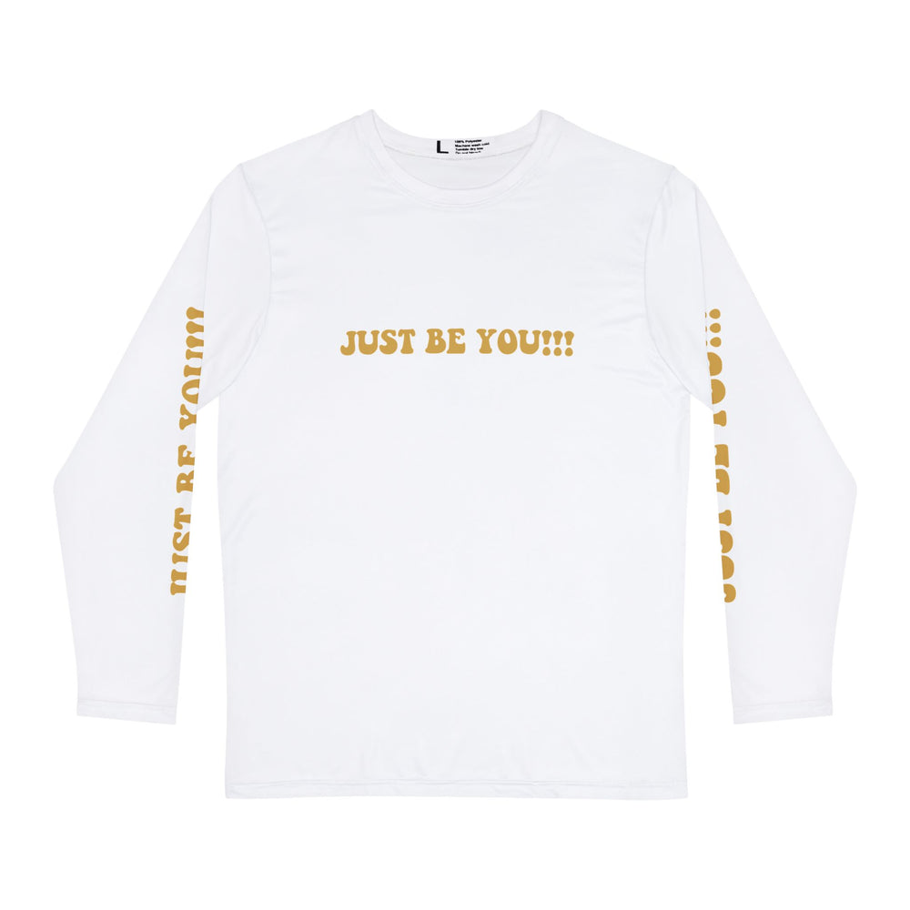 JUST BE YOU!!! Men's Long Sleeve Shirt (AOP)