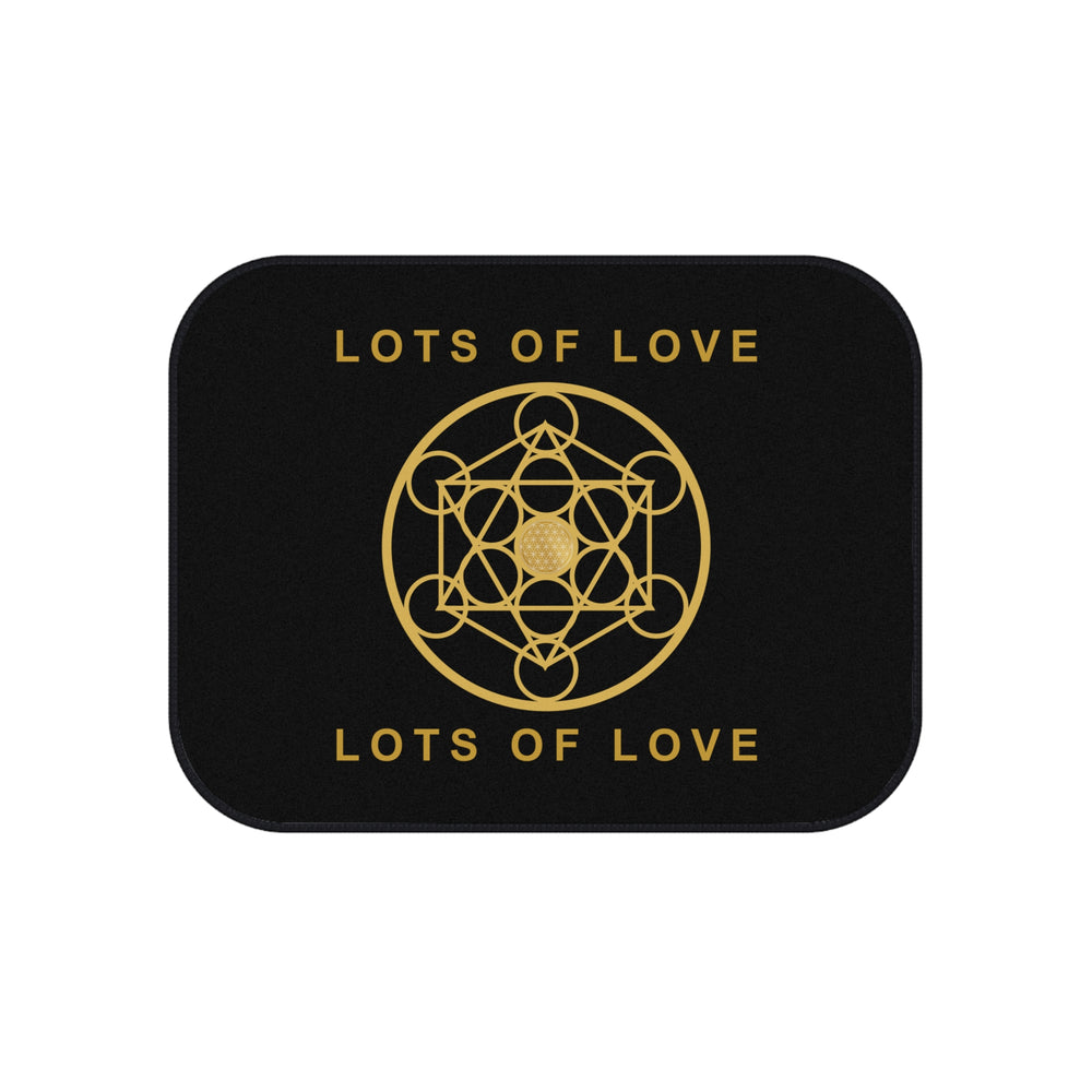 LOTS OF LOVE - Car Mats (Set of 4) - Black