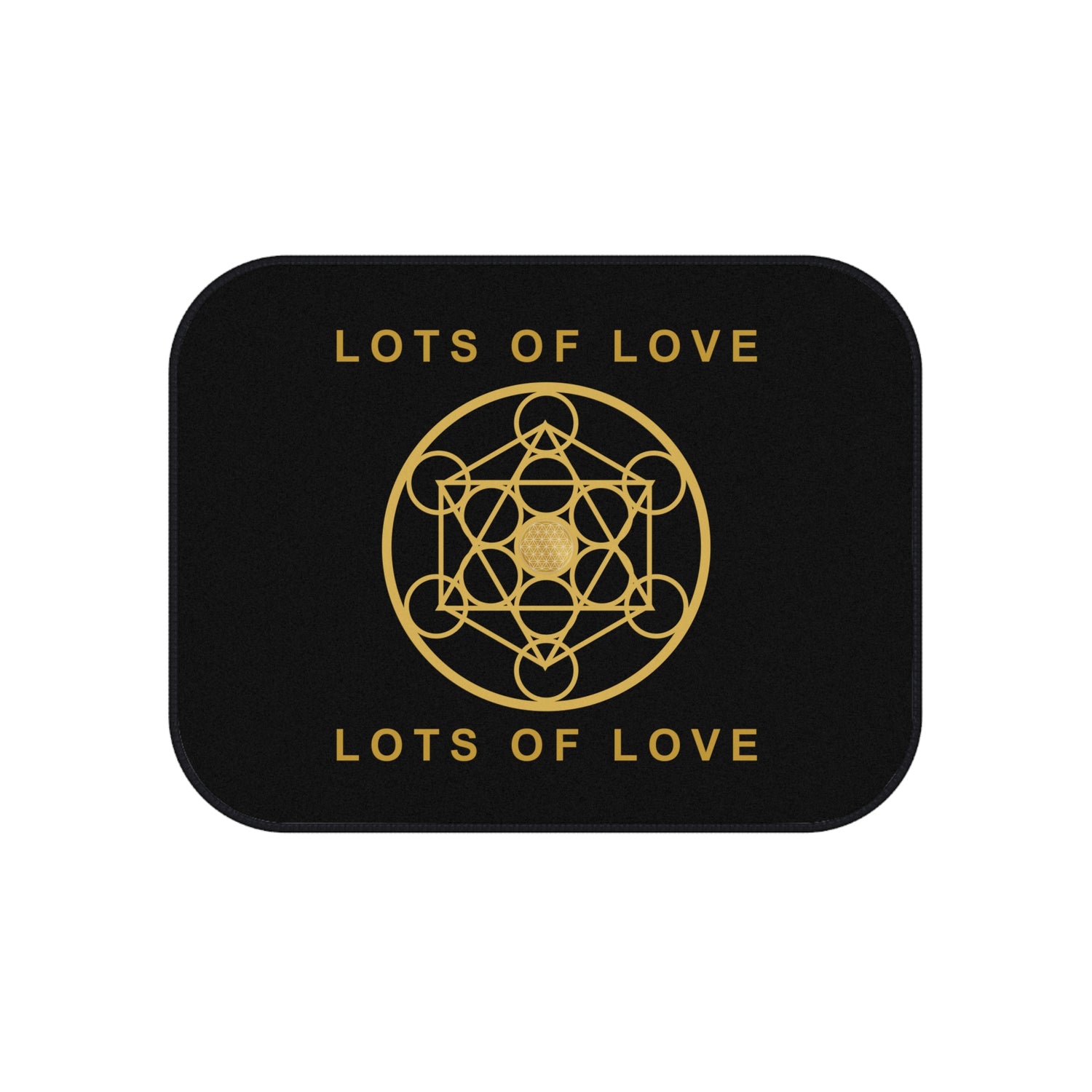 LOTS OF LOVE - Car Mats (Set of 4) - Black