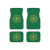 I AM BLESSED I AM HIGHLY FAVORED - Car Mats (Set of 4) - Green