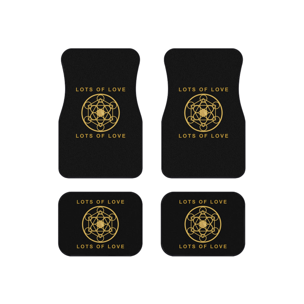 LOTS OF LOVE - Car Mats (Set of 4) - Black