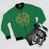 COUNTING BLESSINGS ALL DAY EVERYDAY - Men's Bomber Jacket (AOP) - GREEN