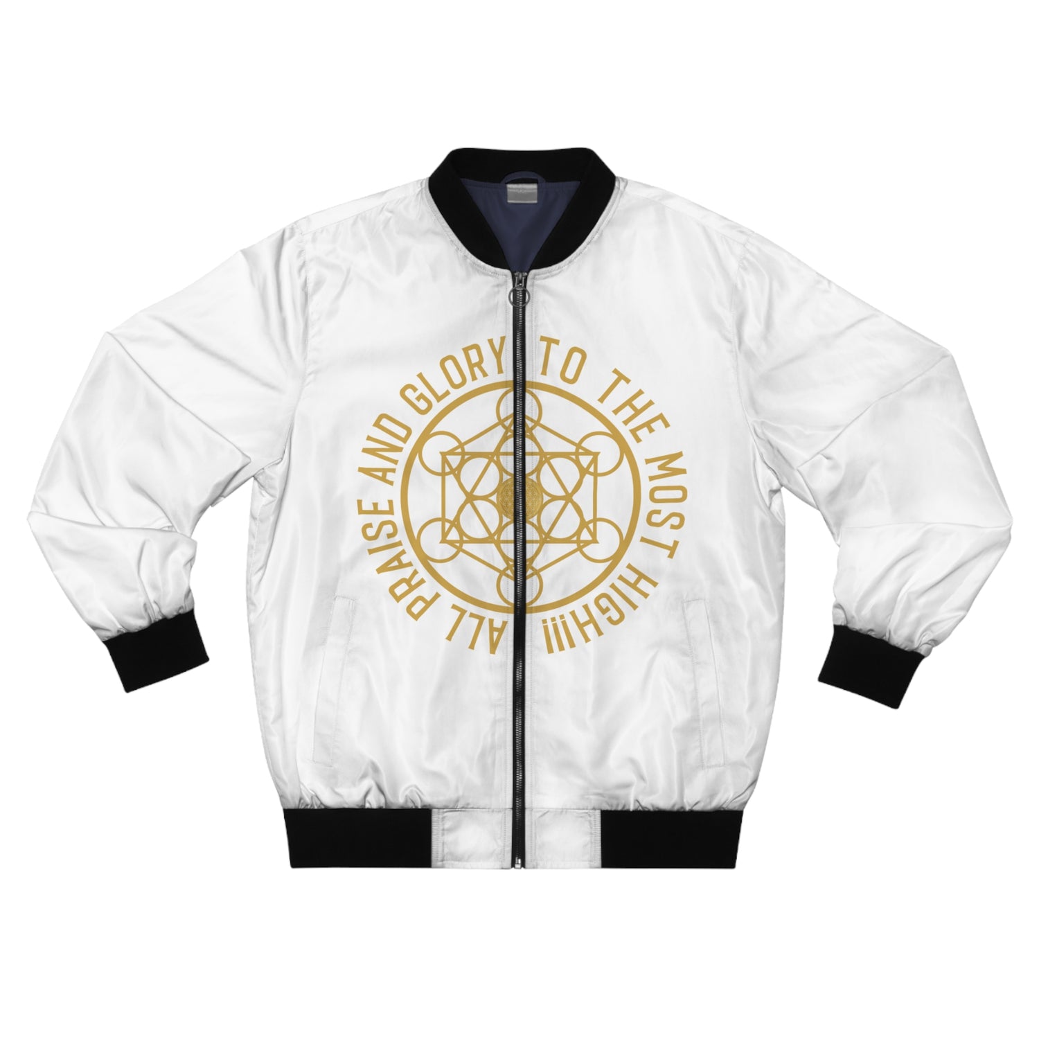 ALL PRAISE AND GLORY TO THE MOST HIGH !!!- Men's Bomber Jacket (AOP) -