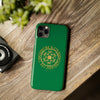 COUNTING BLESSINGS ALL DAY EVERYDAY!!! - Slim Phone Cases, Case-Mate - Green