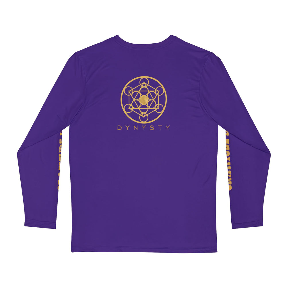 GRATITUDE IS KEY!!! Men's Long Sleeve Shirt (AOP) - PURPLE