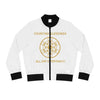 COUNTING BLESSINGS ALL DAY EVERYDAY!!! - Women's Bomber Jacket (AOP)