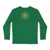 JUST BE YOU!!! Men's Long Sleeve Shirt (AOP) - GREEN