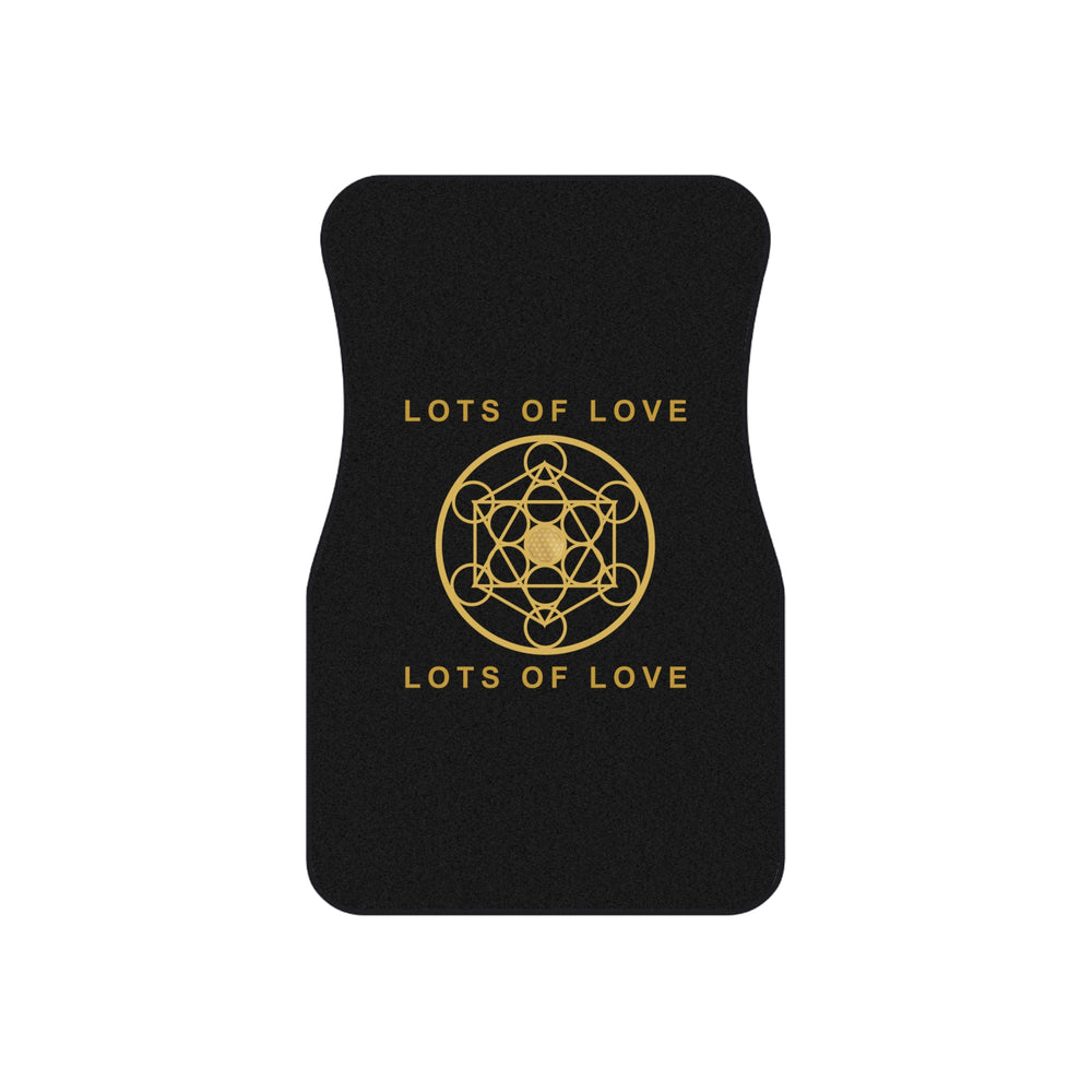 LOTS OF LOVE - Car Mats (Set of 4) - Black