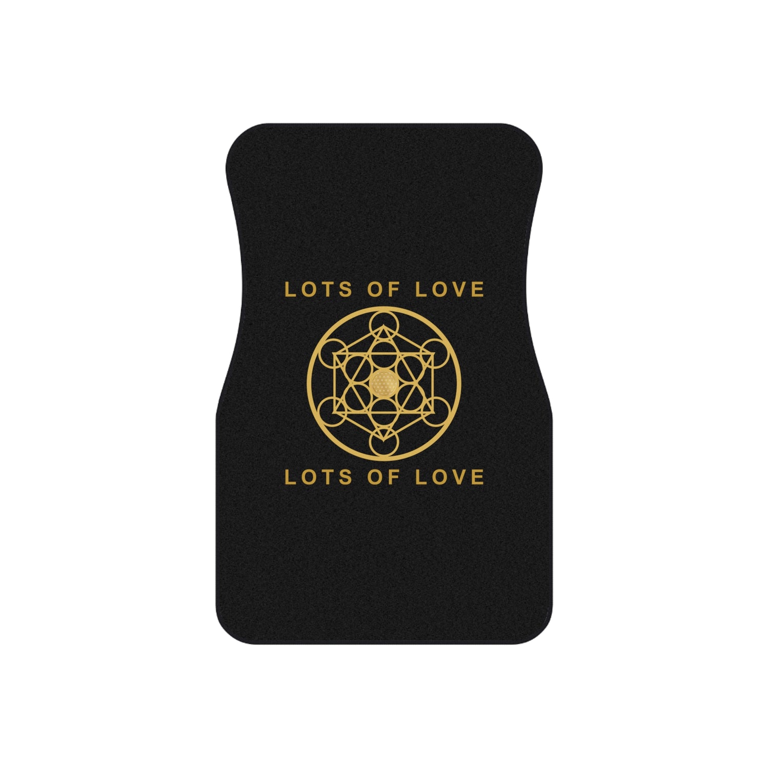 LOTS OF LOVE - Car Mats (Set of 4) - Black