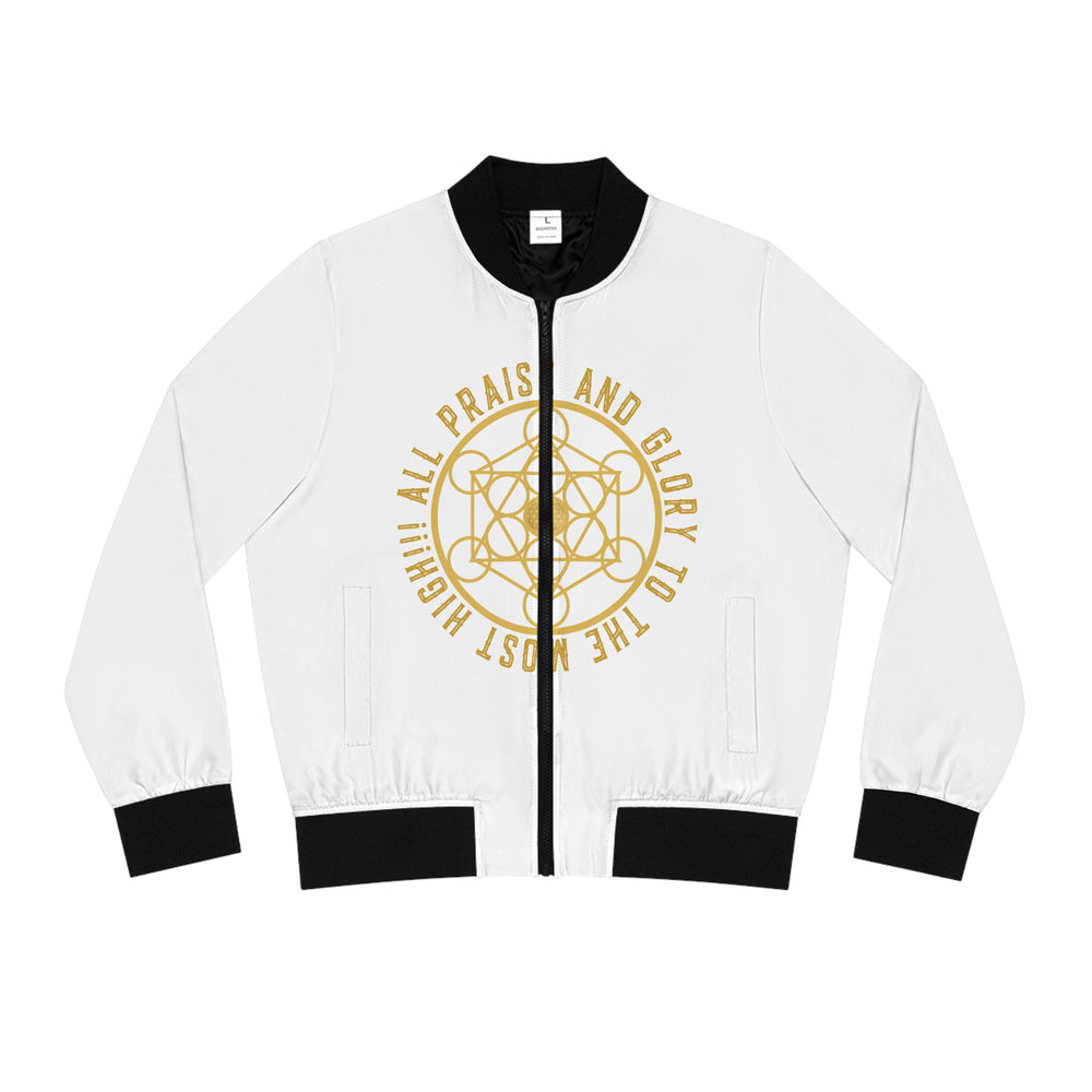 ALL PRAISE AND GLORY TO THE MOST HIGH!!! - Women's Bomber Jacket (AOP)