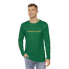 GRATITUDE IS KEY!!! Men's Long Sleeve Shirt (AOP) - GREEN