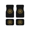 I AM BLESSED I AM HIGHLY FAVORED - Car Mats (Set of 4) - Black