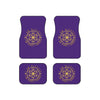 I AM BLESSED I AM HIGHLY FAVORED - Car Mats (Set of 4) - Purple