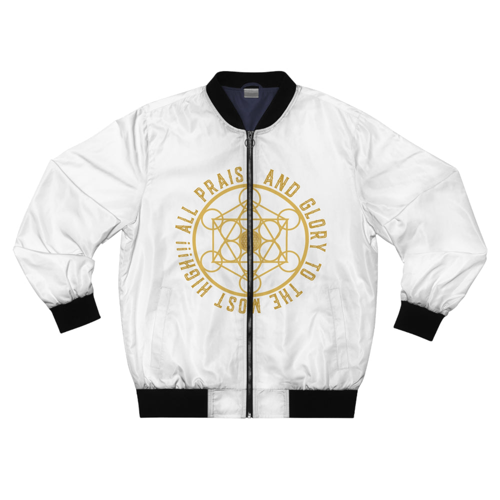 ALL PRAISE AND GLORY TO THE MOST HIGH !!!- Men's Bomber Jacket (AOP)