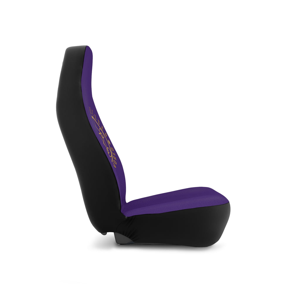 I AM BLESSED I AM HIGHLY FAVORED - Car Seat Covers - Purple