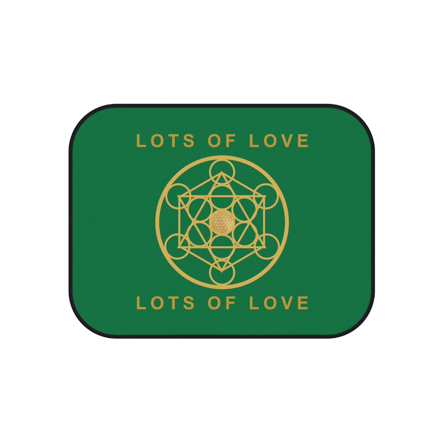 LOTS OF LOVE - Car Mats (Set of 4) - Green