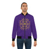 GRATITUDE TO THE FULLEST!!!- Men's Bomber Jacket (AOP) - PURPLE