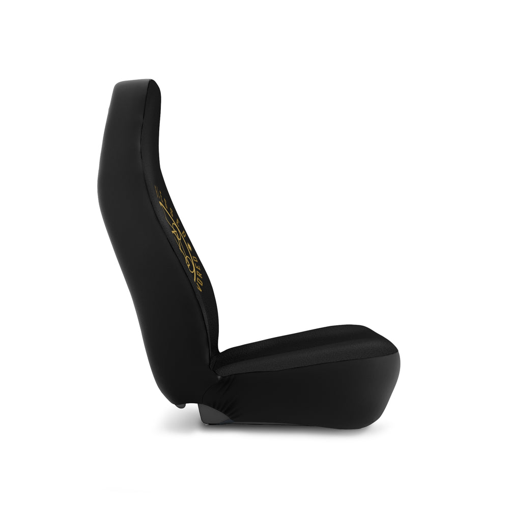 I AM BLESSED I AM HIGHLY FAVORED - Car Seat Covers - Black