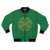 ALL PRAISE AND GLORY TO THE MOST HIGH !!!- Men's Bomber Jacket (AOP) - GREEN