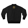 GRATITUDE TO THE FULLEST!!!- Men's Bomber Jacket (AOP) - BLACK