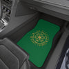 I AM BLESSED I AM HIGHLY FAVORED - Car Mats (Set of 4) - Green