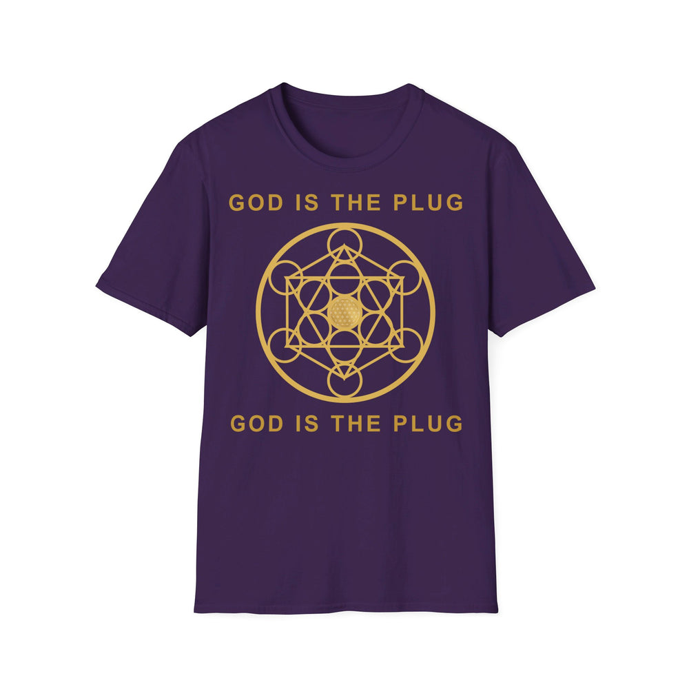 GOD IS THE PLUG - Unisex Soft-Style T-Shirt