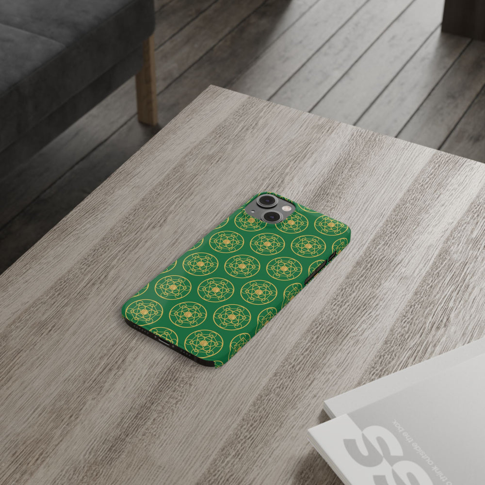 DYNYSTY - Slim Phone Cases, Case-Mate - Green