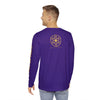 JUST BE YOU!!! Men's Long Sleeve Shirt (AOP) - PURPLE