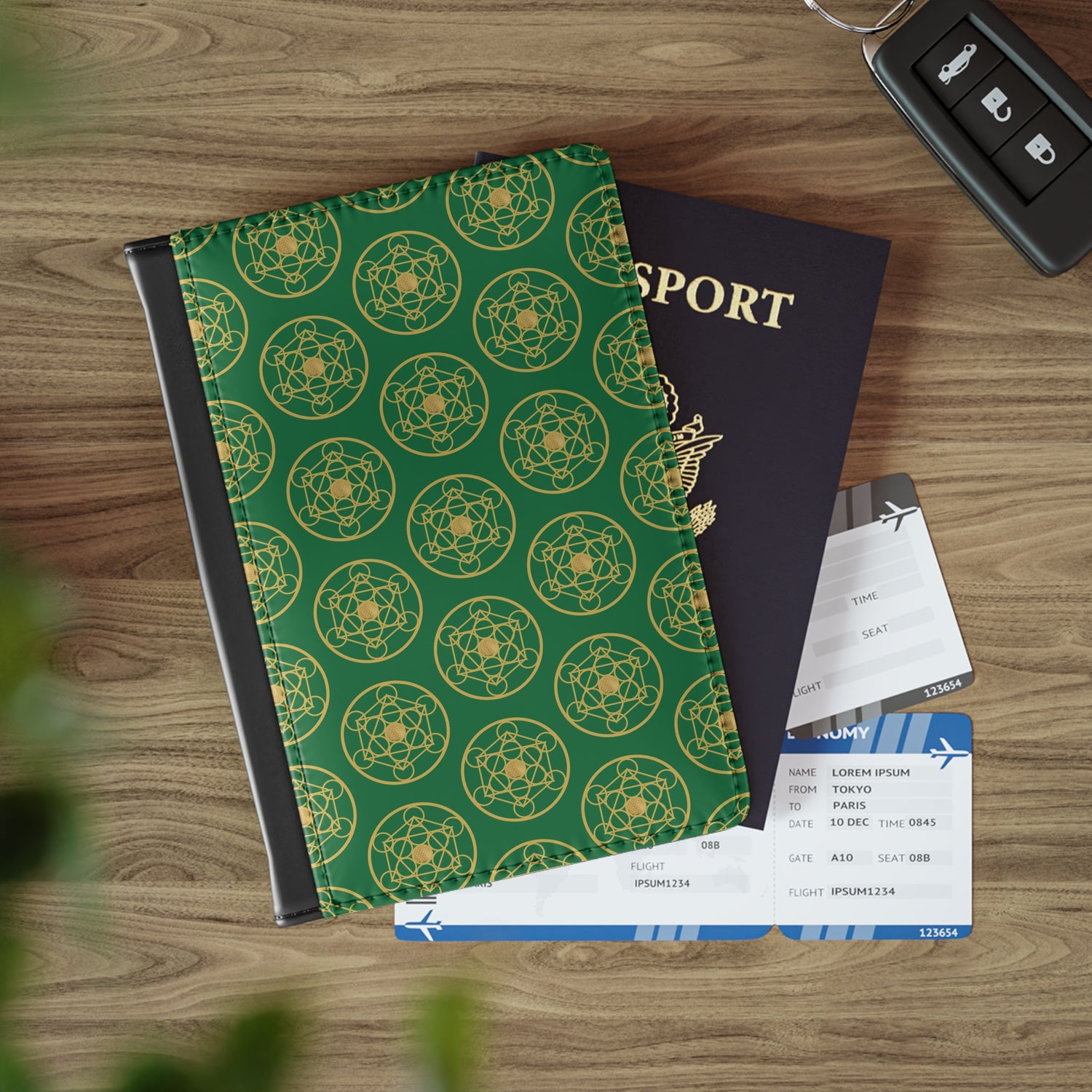 DYNYSTY - Passport Cover - Green