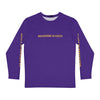 GRATITUDE IS KEY!!! Men's Long Sleeve Shirt (AOP) - PURPLE