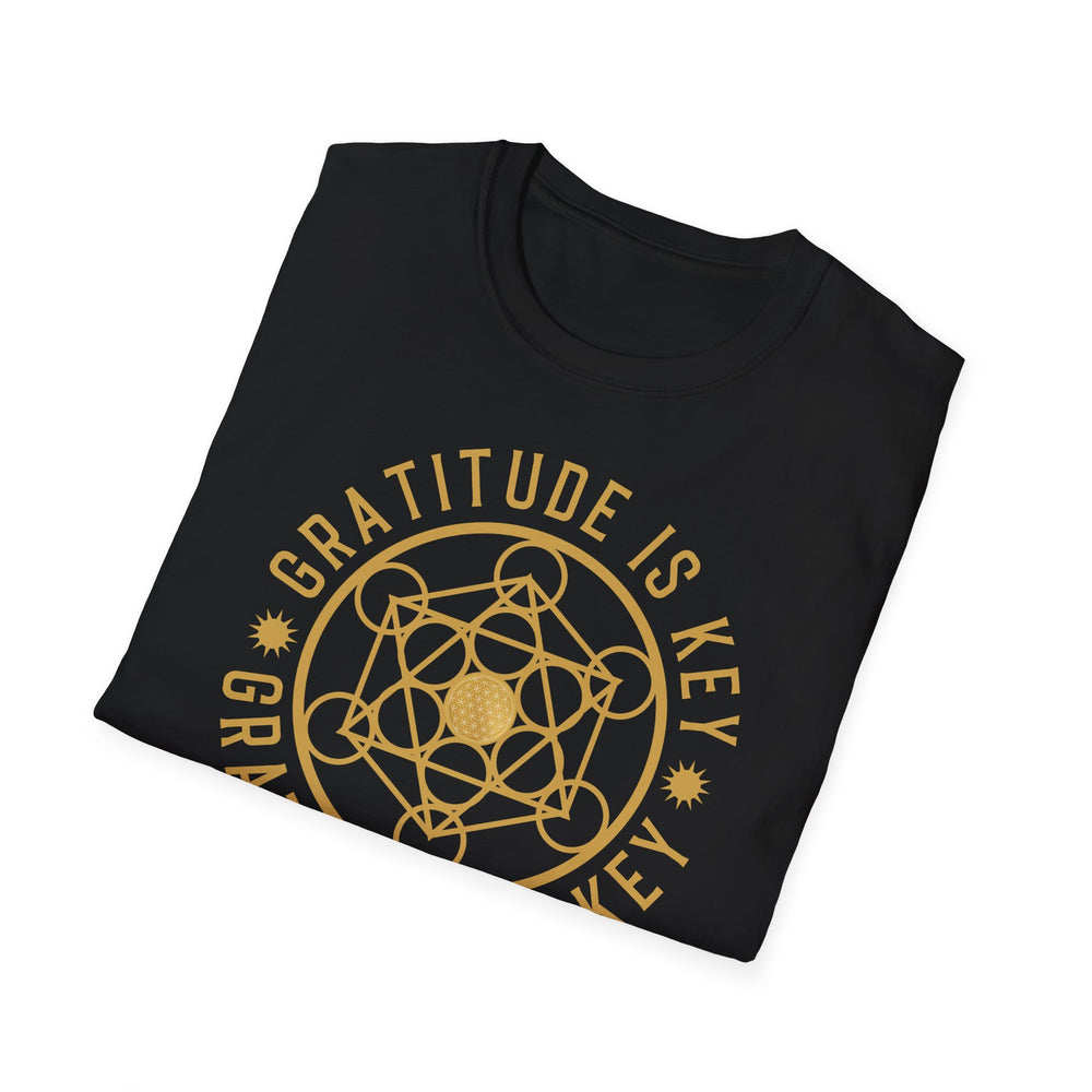 GRATITUDE IS KEY - Unisex Soft-Style T-Shirt