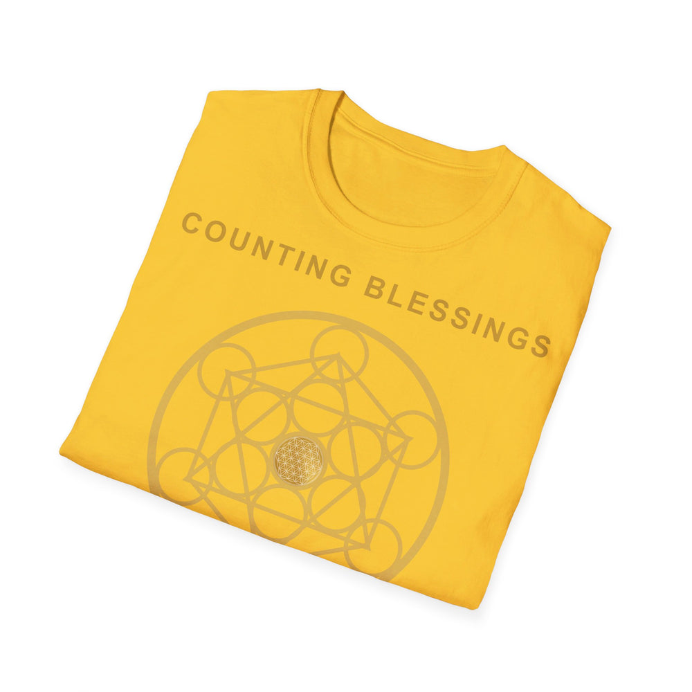 COUNTING BLESSINGS ALL DAY EVERYDAY!!! - Unisex Soft-Style T-Shirt