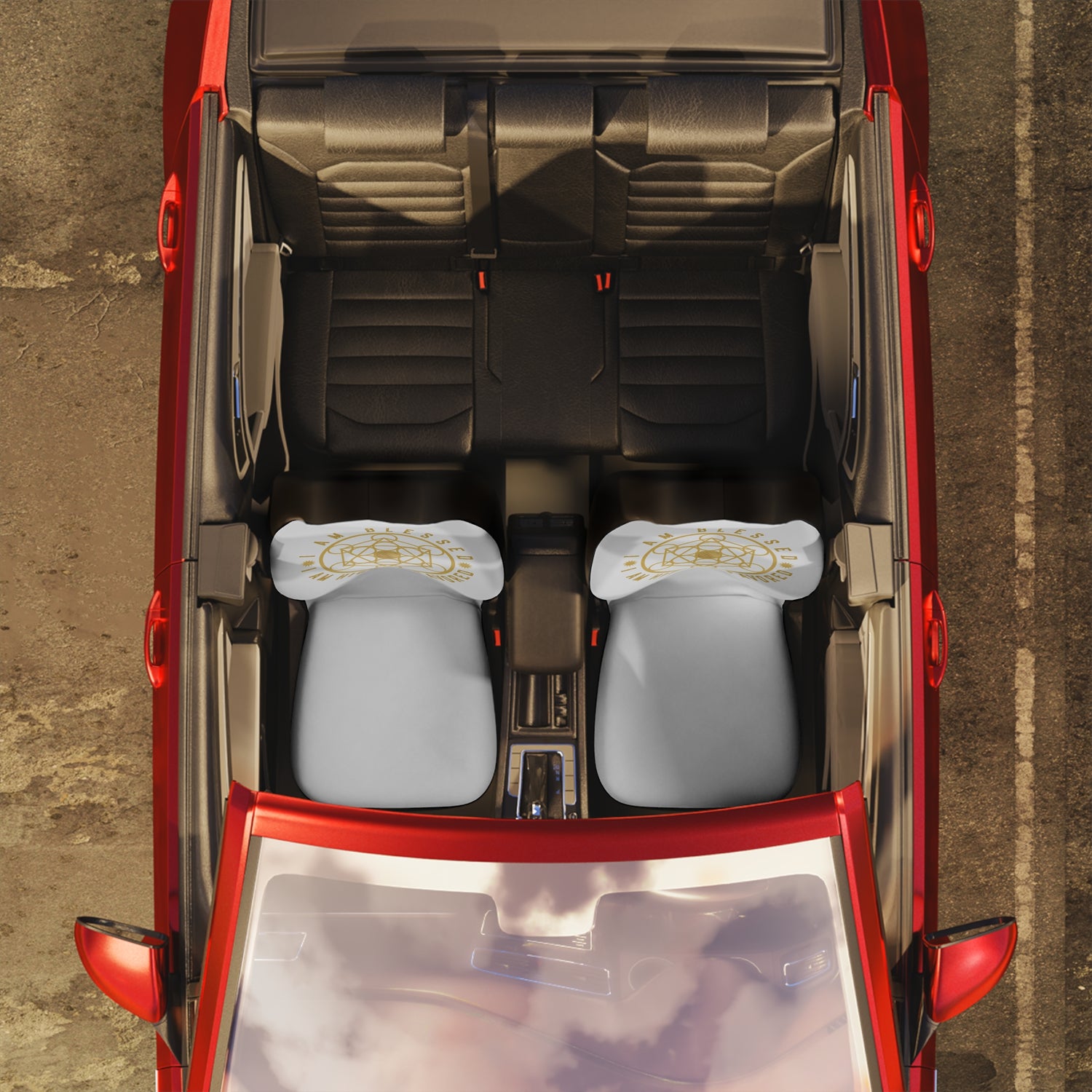 I AM BLESSED I AM HIGHLY FAVORED - Car Seat Covers