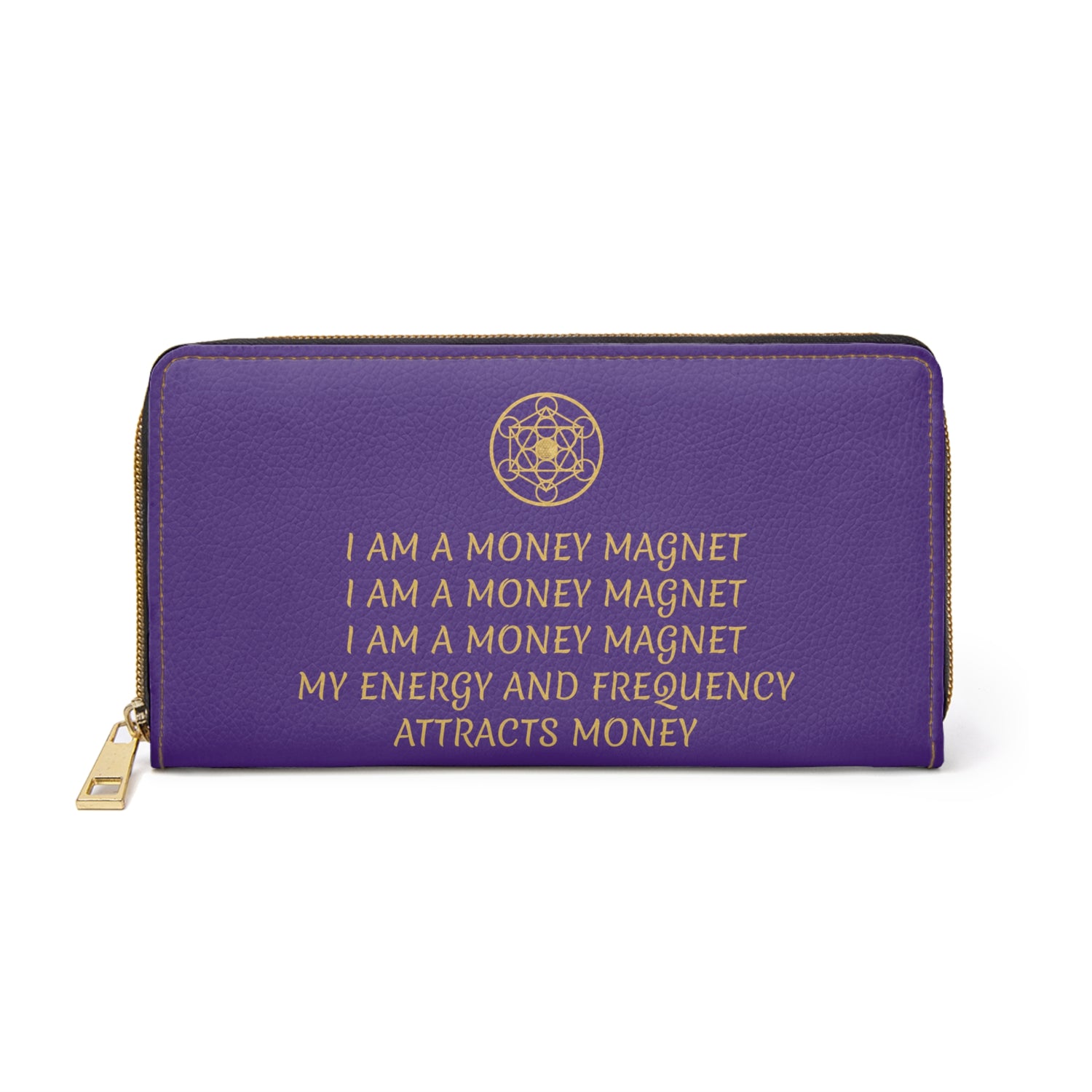 MONEY MAGNET - Zipper Wallet - Purple