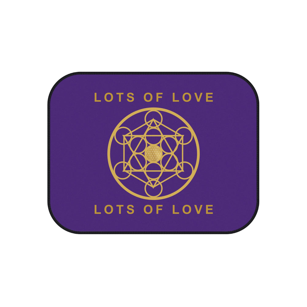 LOTS OF LOVE - Car Mats (Set of 4) - Purple