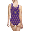 BLESSED - Women's Classic One-Piece Swimsuit (AOP) - PURPLE