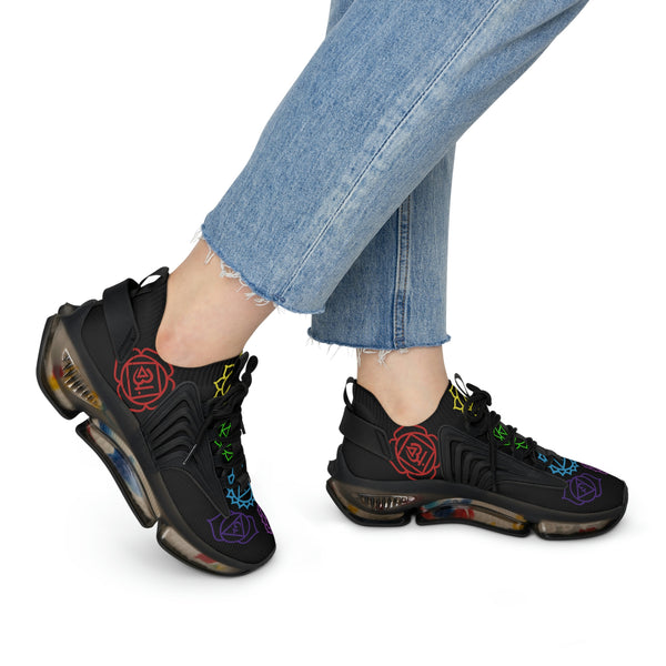 CHAKRA DYNYSTY - Women's Mesh Sneakers - Black