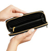 MONEY IS ATTRACTED TO ME - Zipper Wallet - Black