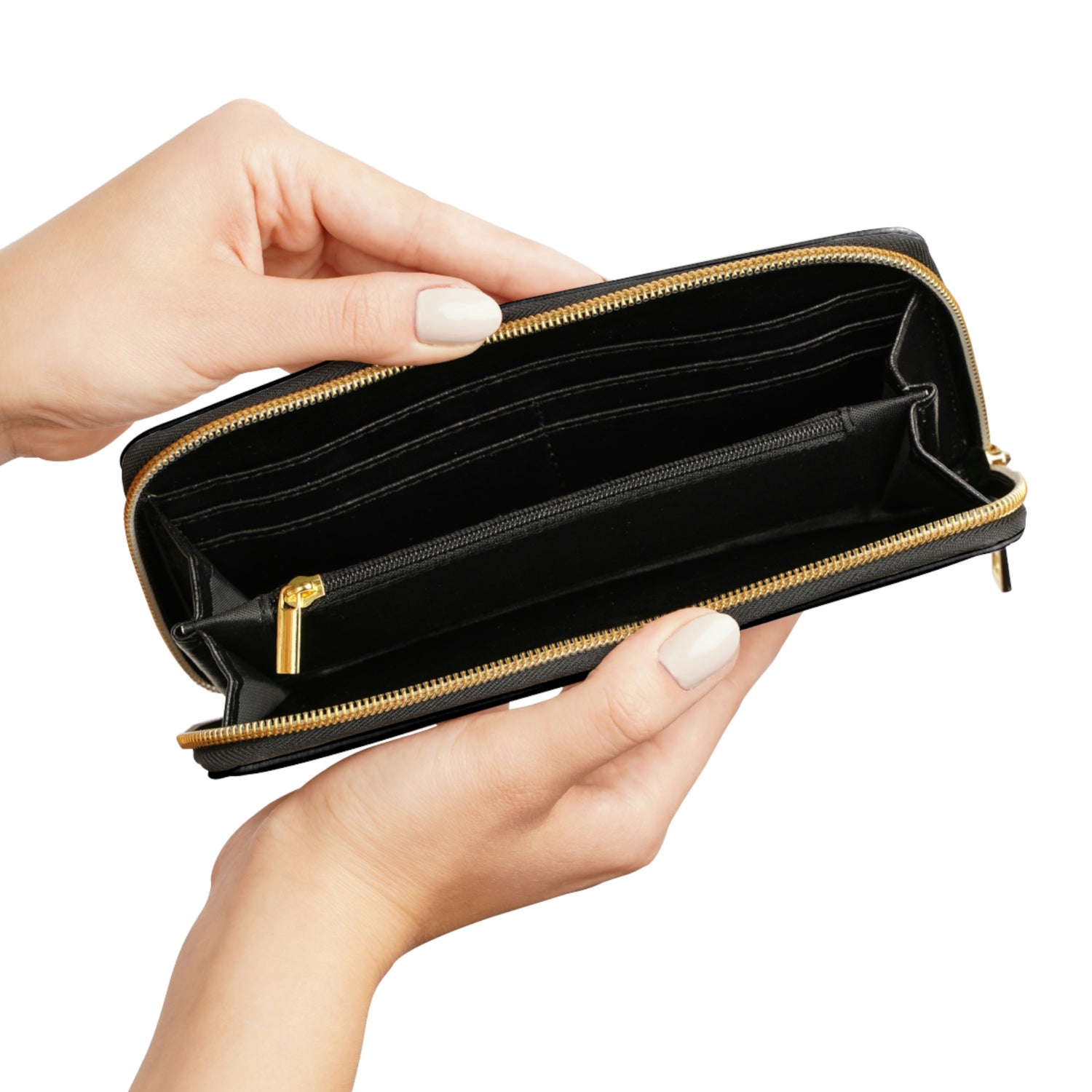 MONEY FLOWS TO ME - Zipper Wallet - Black