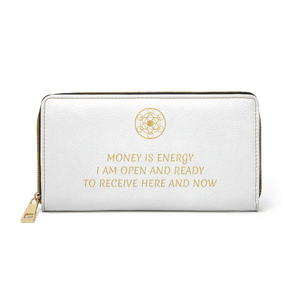 MONEY IS ENERGY - Zipper Wallet