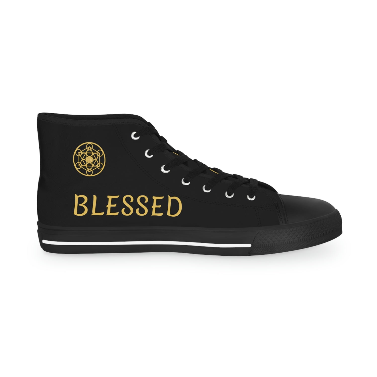 Blessed DYNYSTY - Men's High Top Sneakers - Black