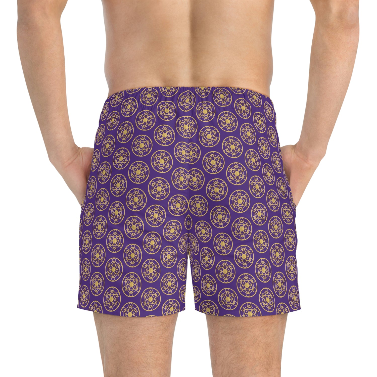 DYNYSTY - Swim Trunks (AOP) - Purple