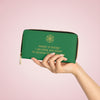 MONEY IS ENERGY - Zipper Wallet - Green