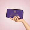 MONEY IS ENERGY - Zipper Wallet - Purple